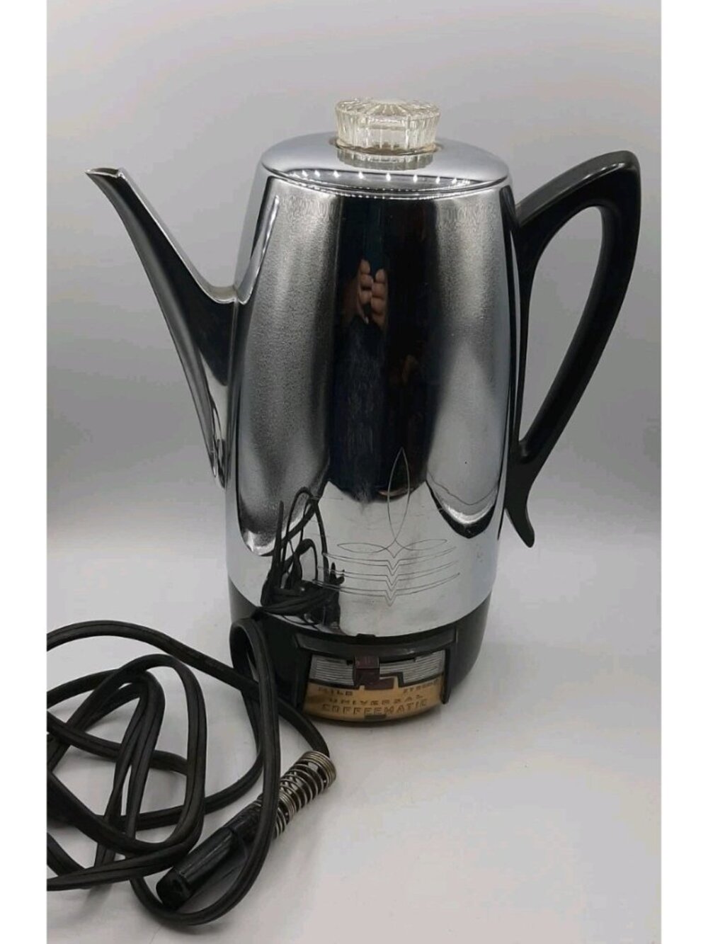 Vintage Coffeematic by Universal Model 4419 Percolator Coffee Maker Electric